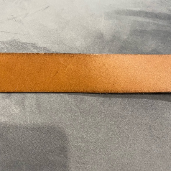 Esprit Oval buckle belt, Women leather belt with blue stones Vintage - Picture 9 of 16